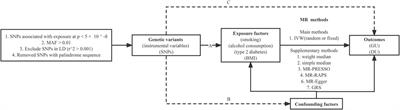 Smoking, alcohol consumption, diabetes, body mass index, and peptic ulcer risk: A two-sample Mendelian randomization study